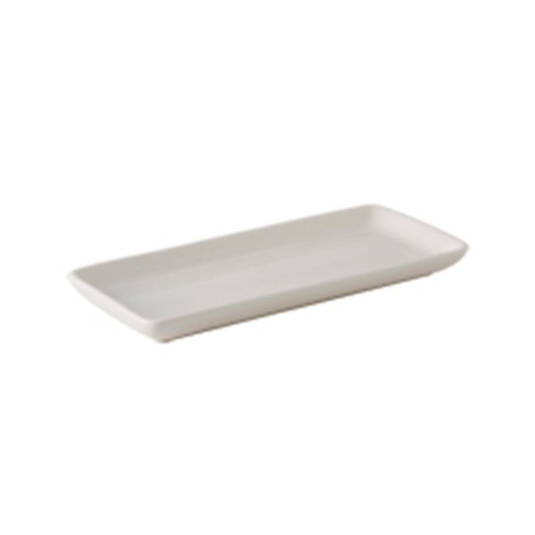 Tuxton Vitrified China Tray Eggshell - 13.5 in. - 1 Dozen BEZ-1341